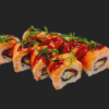 Soft shell zalm roll