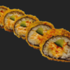 Fried crispy salmon